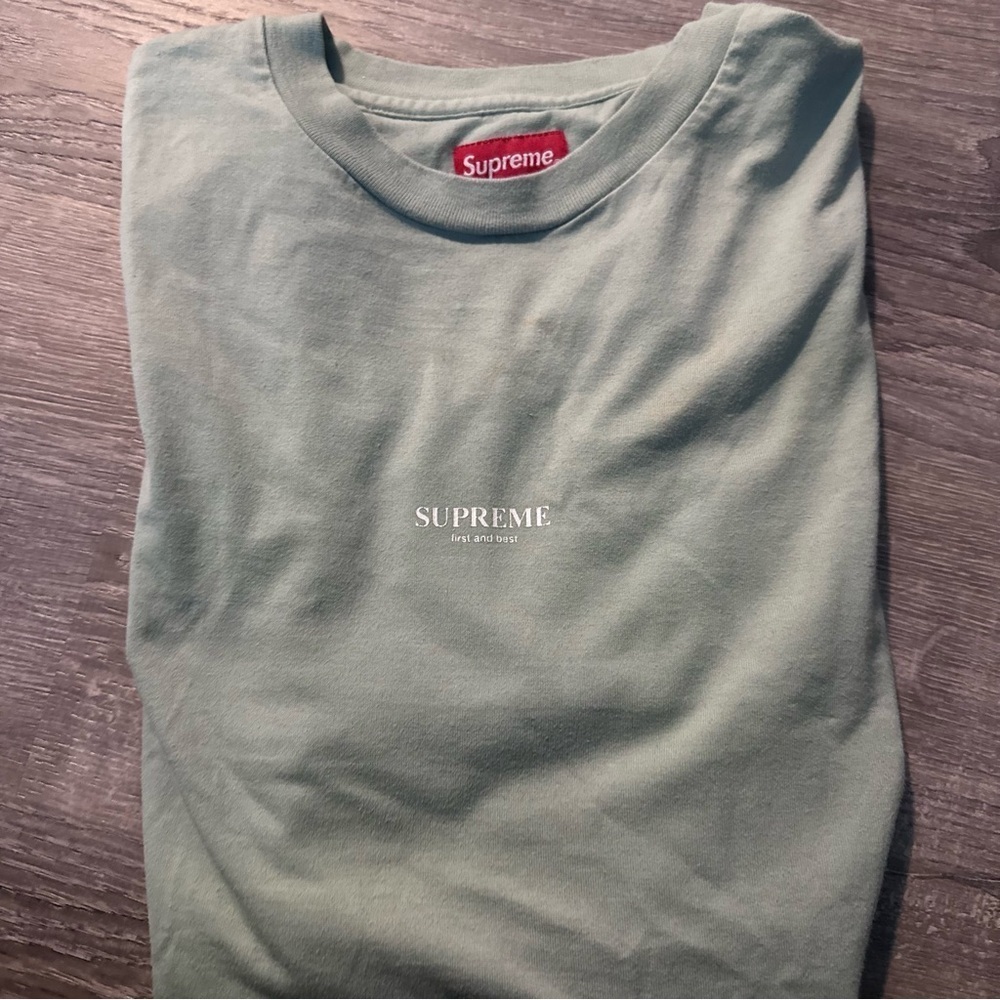 Supreme First & Best Tee Light Green